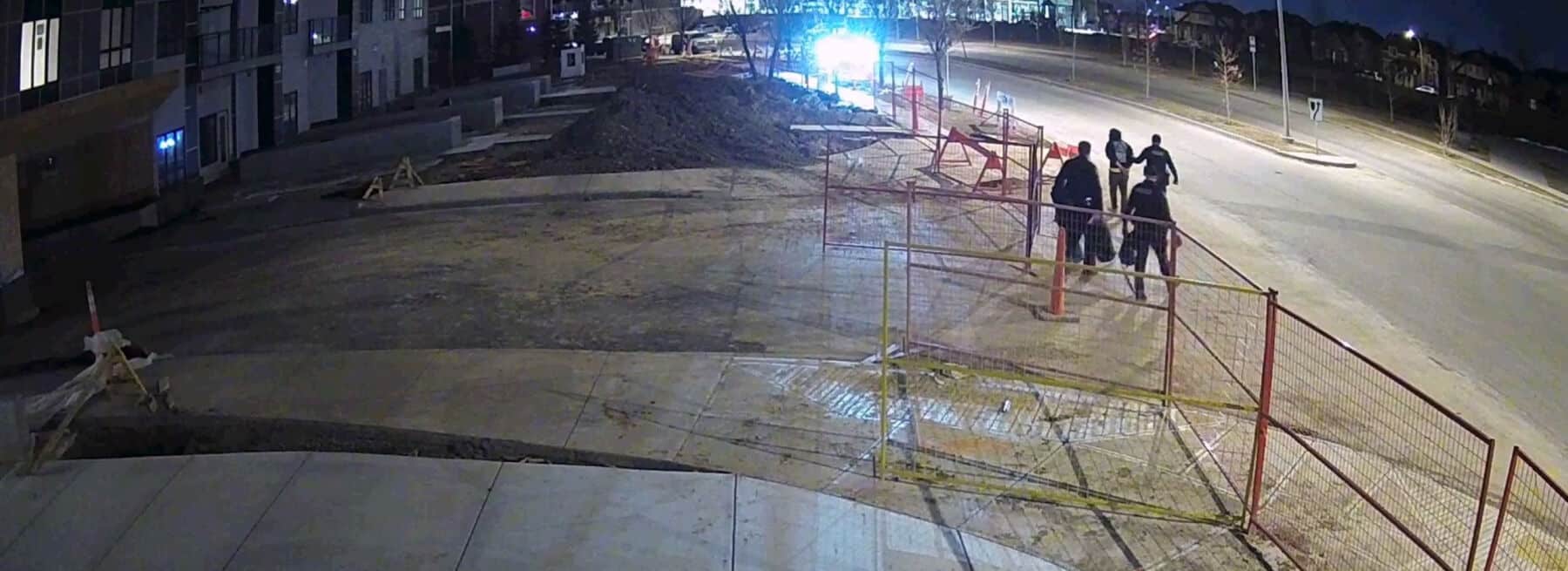 Construction trespasser in Canada caught